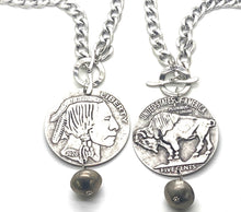 Load image into Gallery viewer, Big Buffalo Coin Necklace