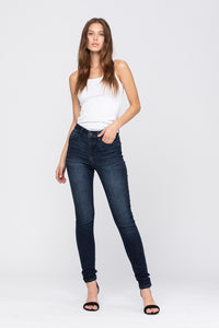 Super Dark High Waist Skinny Jeans