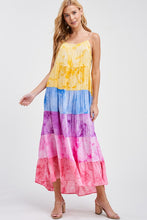 Load image into Gallery viewer, Sleeveless Tie-dye Rayon Knit Dress