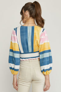 SPRING FORWARD MULTI COLORED TOP