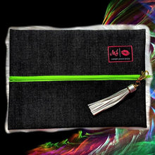 Load image into Gallery viewer, MJ Denim Neon Green