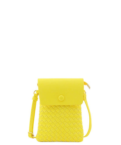 Double Woven Crossbody Bag