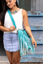 Load image into Gallery viewer, SUEDE LONG FRINGE TOTE BAG