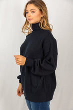 Load image into Gallery viewer, Long Sleeve Solid Knit Sweater