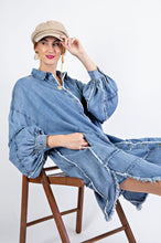 Load image into Gallery viewer, DENIM BUTTON DOWN DRESS