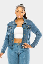 Load image into Gallery viewer, Bling Denim Jacket