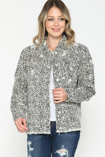 Load image into Gallery viewer, DESTROYED ANIMAL PRINT JACKET