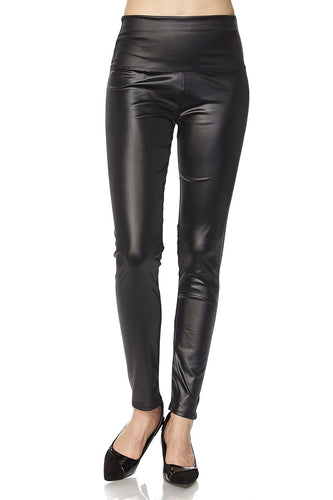 FAUX LEATHER LEGGINGS
