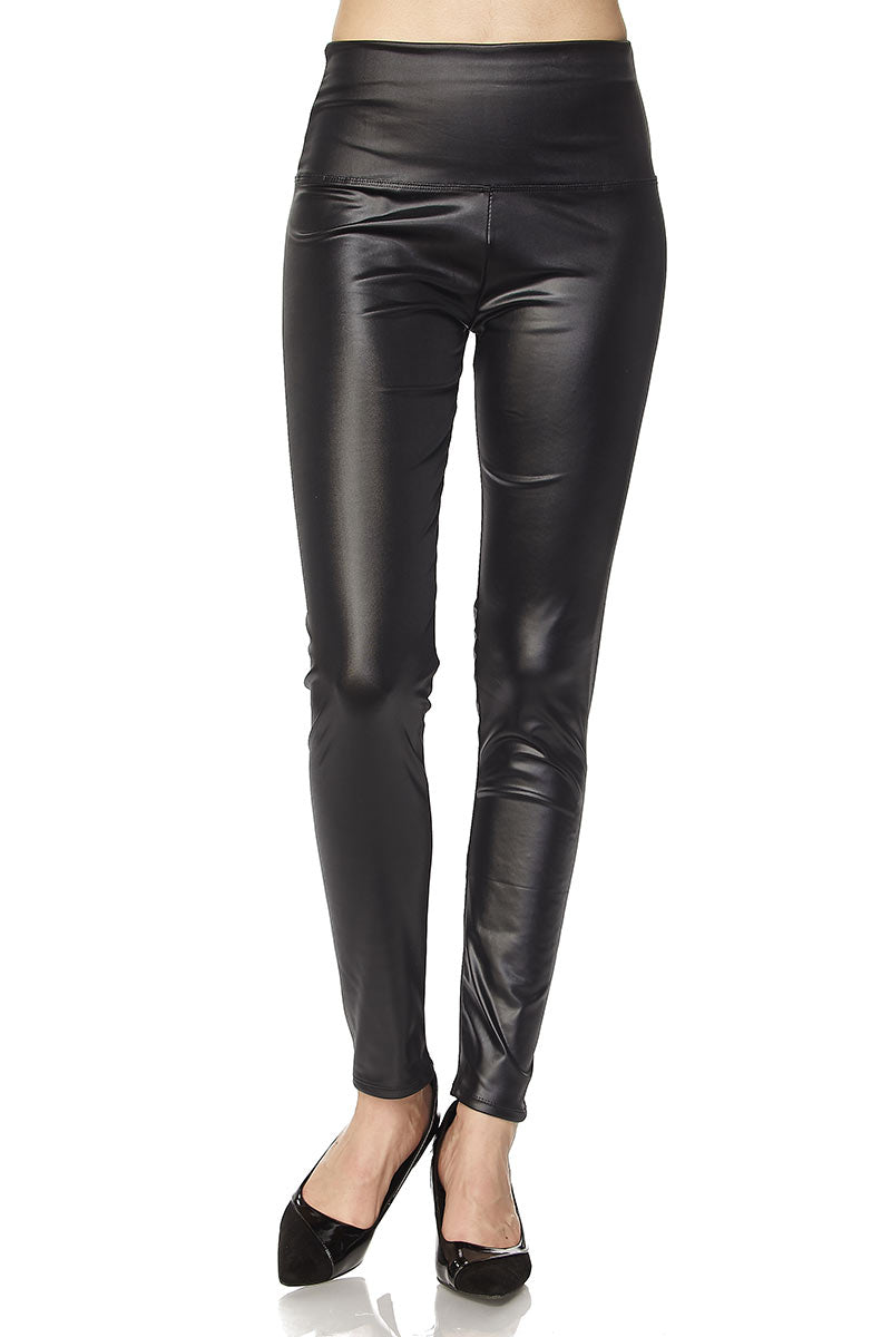 FAUX LEATHER LEGGINGS
