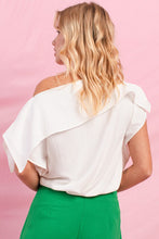 Load image into Gallery viewer, Asymmetrical Neckline Blouse