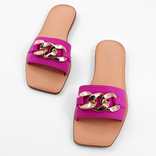 Load image into Gallery viewer, Dilia Flat Sandals
