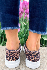 Slip On Sneakers- Oat Cheetah