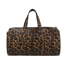 Load image into Gallery viewer, Leopard Over Sized Travel Duffle Bag with Small Bag Inside