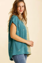 Load image into Gallery viewer, Color Block Linen Top