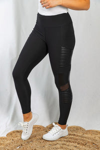 High Waisted Solid Knit Leggings