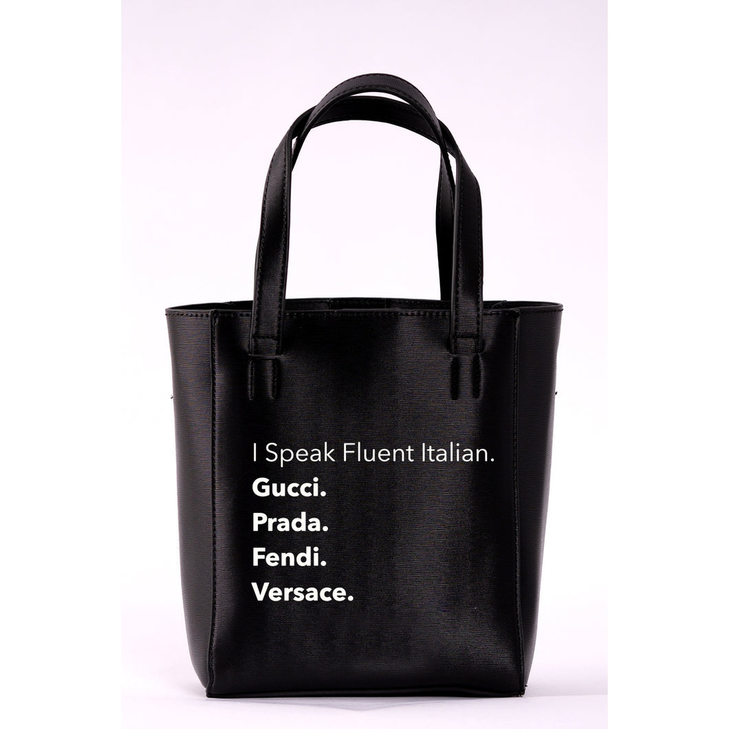 BECKY BUCKET BAG - Fluent Italian (Black)