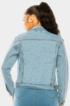 Load image into Gallery viewer, Bling Denim Jacket