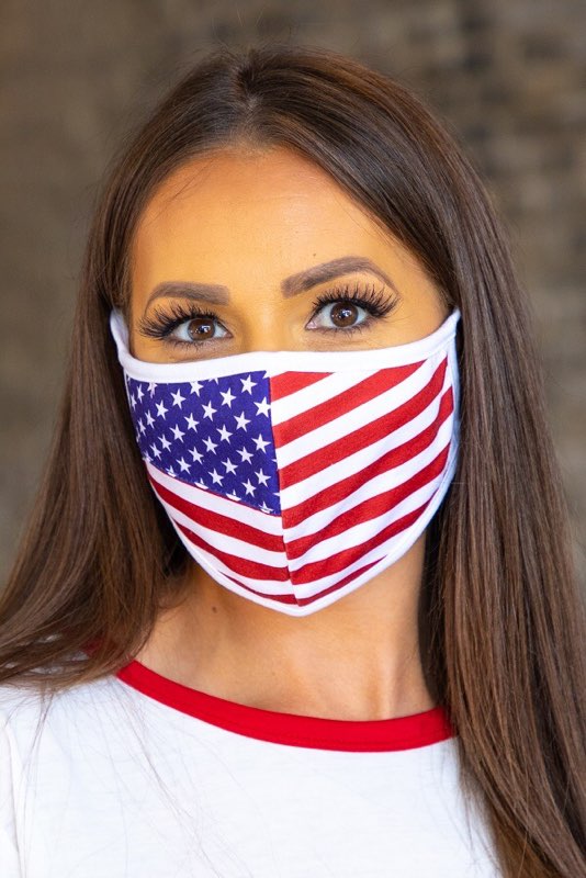 American Flag Face Mask