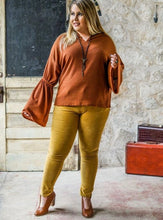 Load image into Gallery viewer, MID RISE SKINNY CORDUROY PANTS