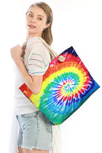 Load image into Gallery viewer, Fabric Tie Dye Beach Bag