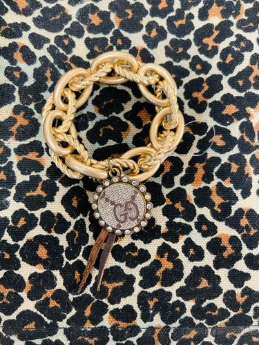 Gold Chain Link Upcycled Bracelet