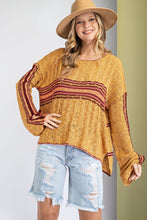 Load image into Gallery viewer, COFFEE DATE STRIPED SWEATER
