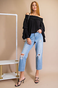 SUNNY STORY OFF THE SHOULDER TOP