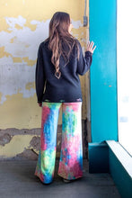 Load image into Gallery viewer, TIE-DYE WIDE LEG PALAZZO PANT WITH ELASTIC WAISTBAND