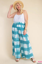 Load image into Gallery viewer, SOFT STRIPE TIE DYE RAYON FABRIC SMOCK WAIST PANTS
