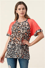 Load image into Gallery viewer, Sheer Knit Leopard Top