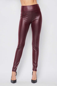 FAUX LEATHER LEGGINGS