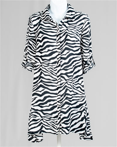 Zebra Print Top