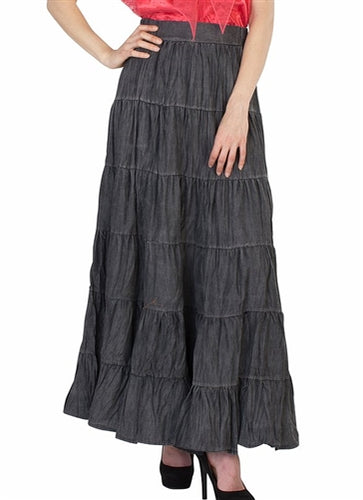 LONG SKIRT DENIM