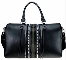 Load image into Gallery viewer, Embellished Duffle Bag w/Strap