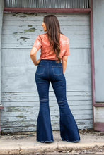 Load image into Gallery viewer, DARK WASH EXTREME FLARE JEANS