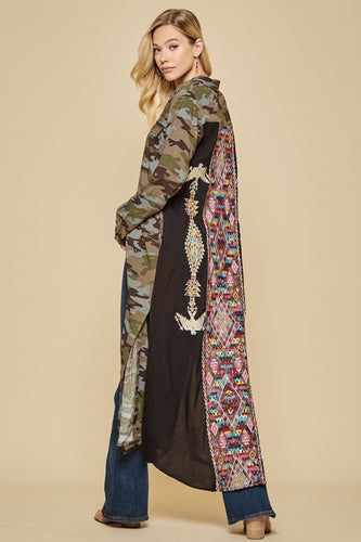 Camo Dress W/Patch Back