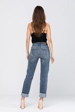 Load image into Gallery viewer, Mid- Rise Boyfriend Beach Splash Jeans