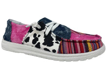 Load image into Gallery viewer, Cow Serape and Star Print Shoes